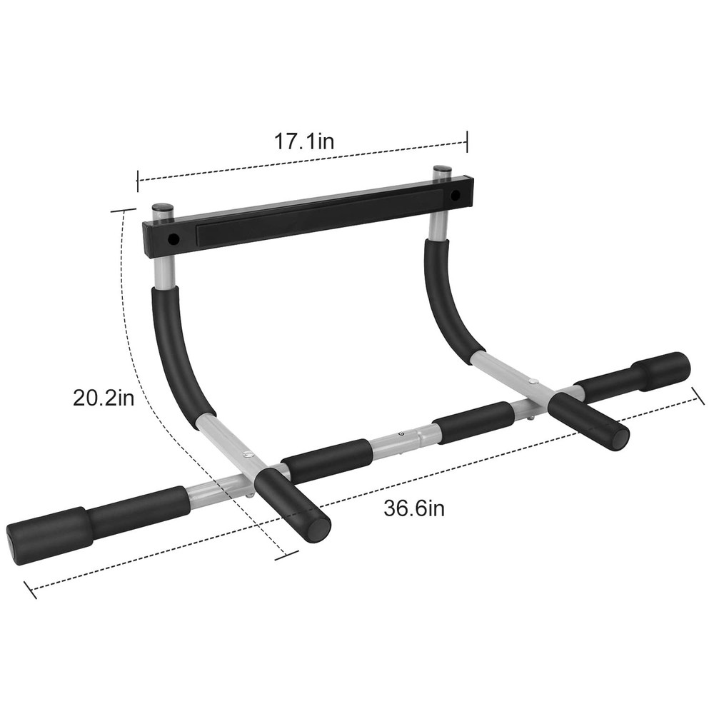Quick Install Door Pull Up Bar â€“ Adjustable Width for Total Upper Body Workout