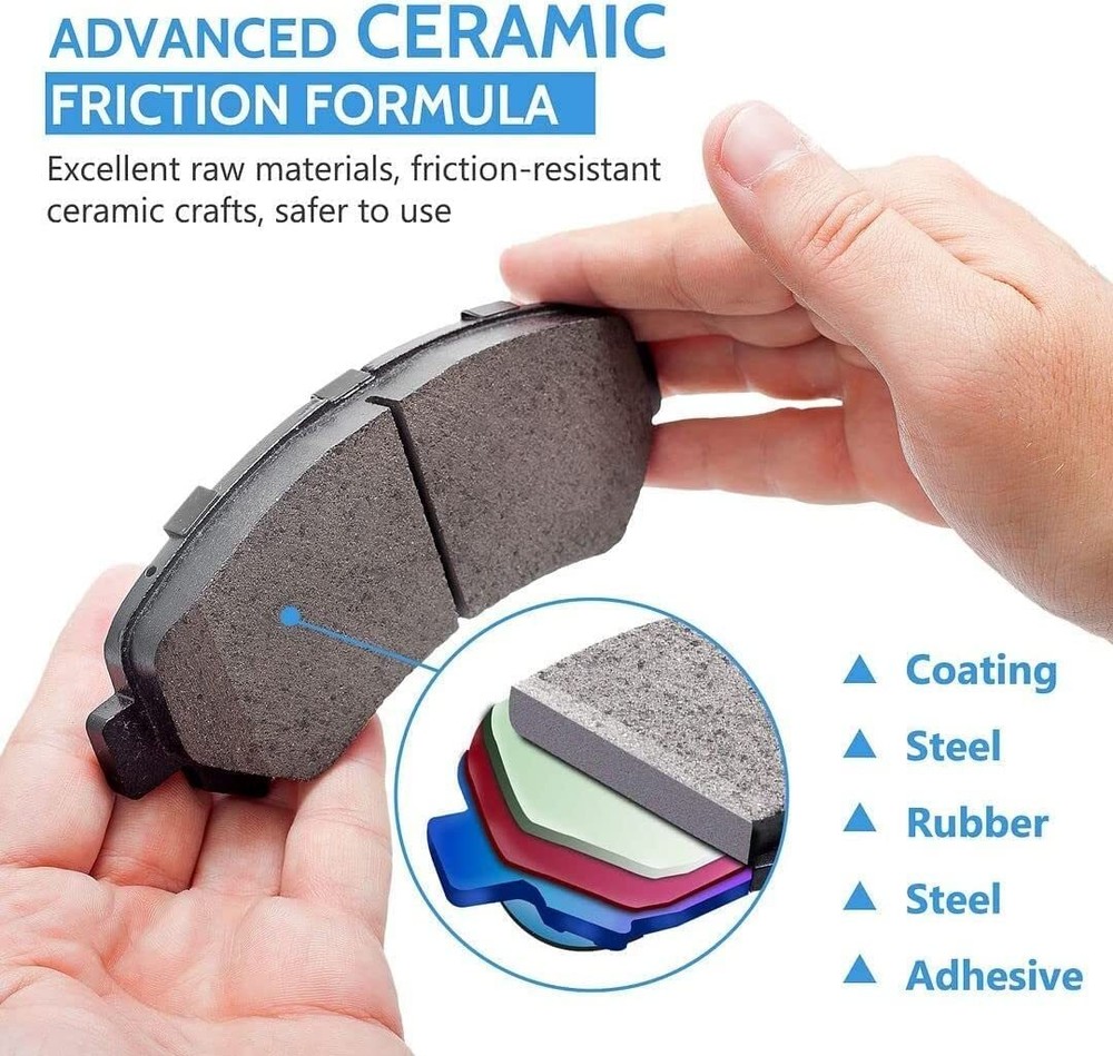 Rear Brake Pad Set Premium Ceramic For BMW E82 E84 E88 E90 E91 E92