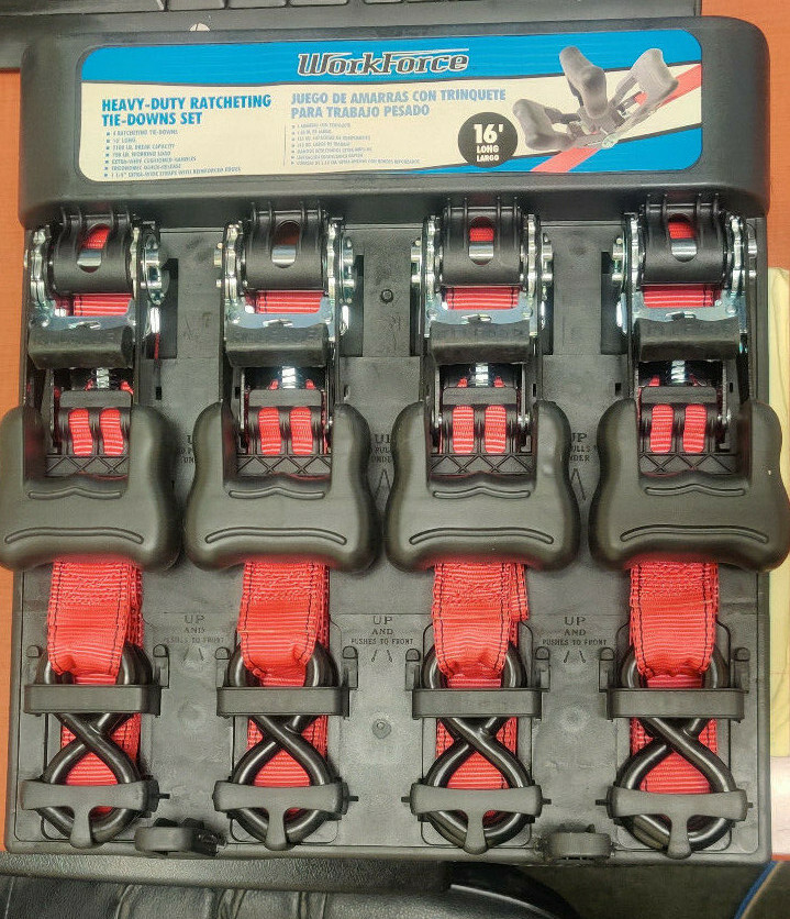 WorkForce Ratcheting tie downs
