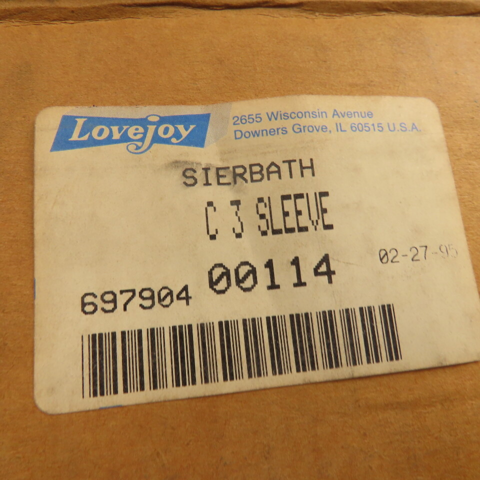 Lovejoy C3 Continuous Flexible Gear Coupling Sleeve