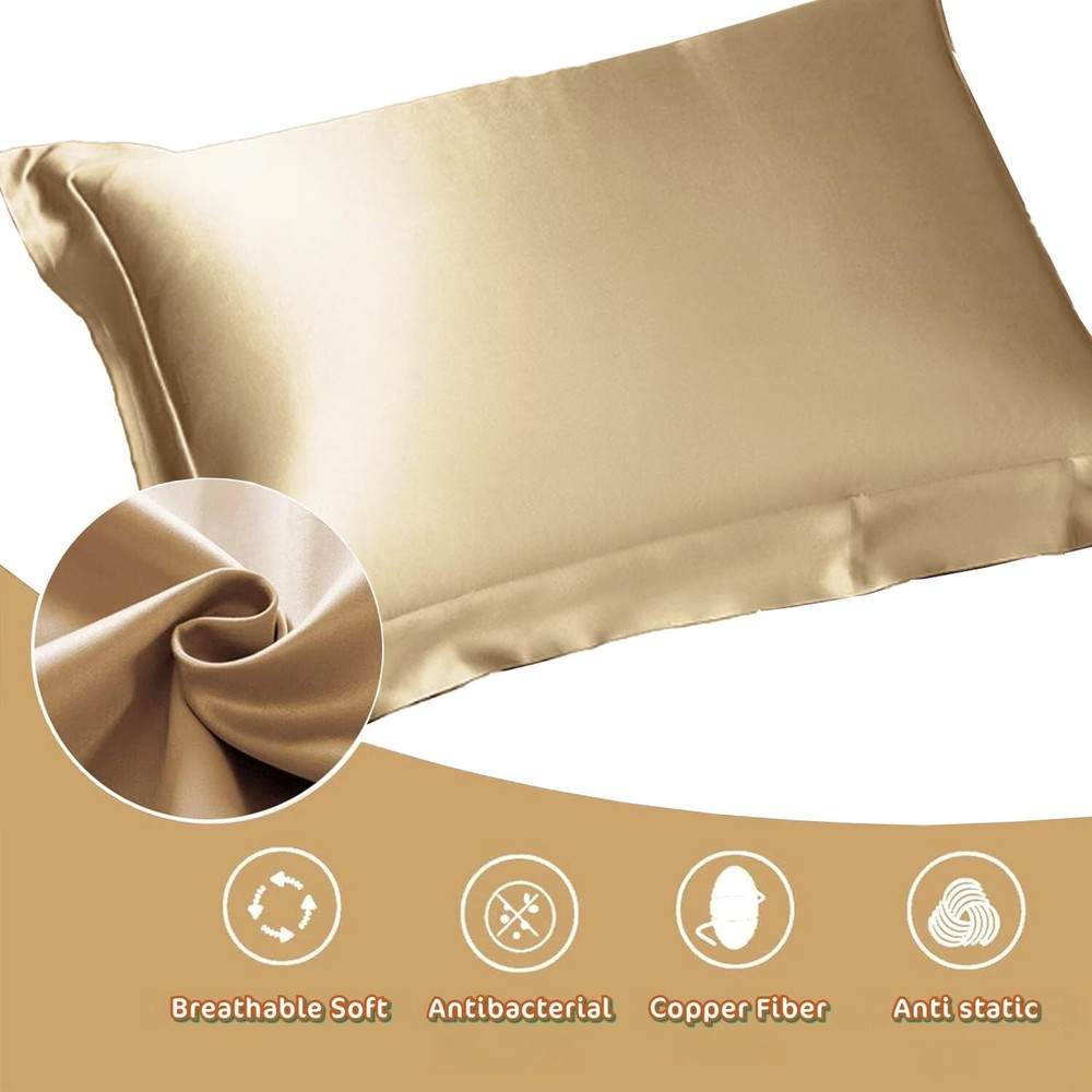 100% Copper Compression Copper Pillowcase for Beauty Hair