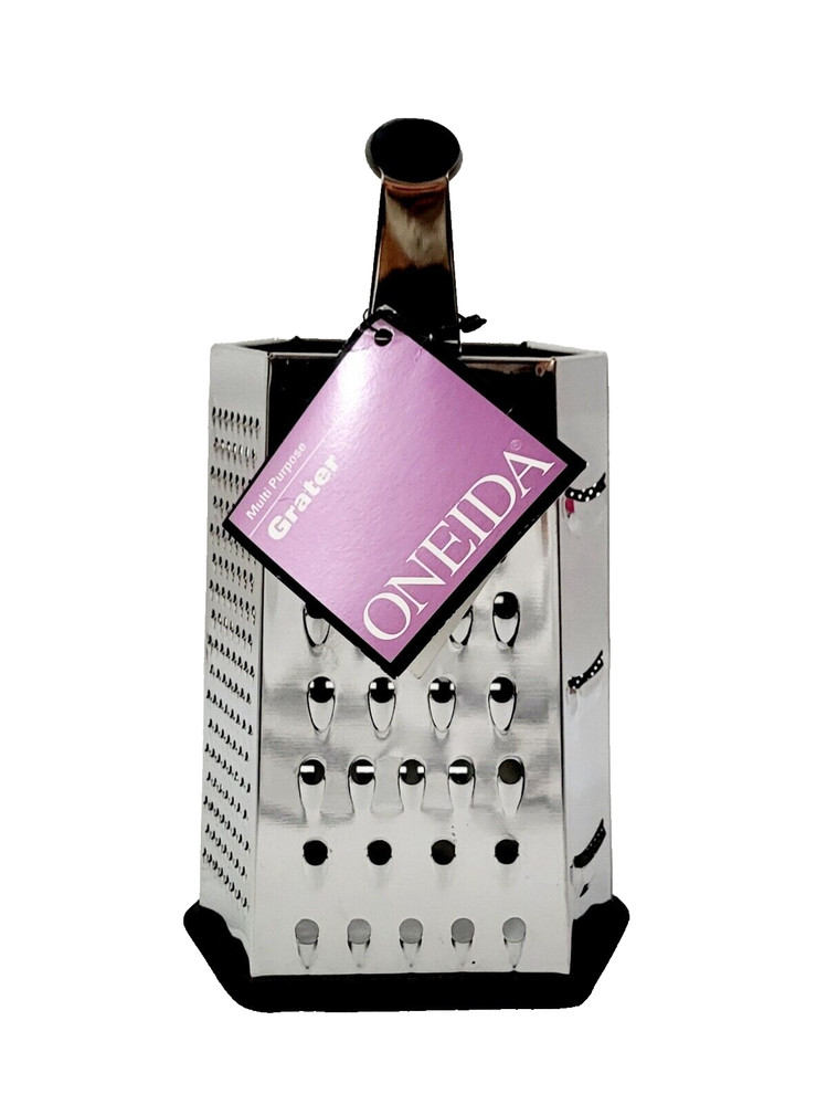 Oneida Stainless Steel Multi Purpose Grater 6 Sided