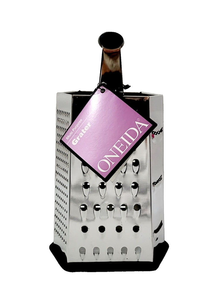 Oneida Stainless Steel Multi Purpose Grater 6 Sided