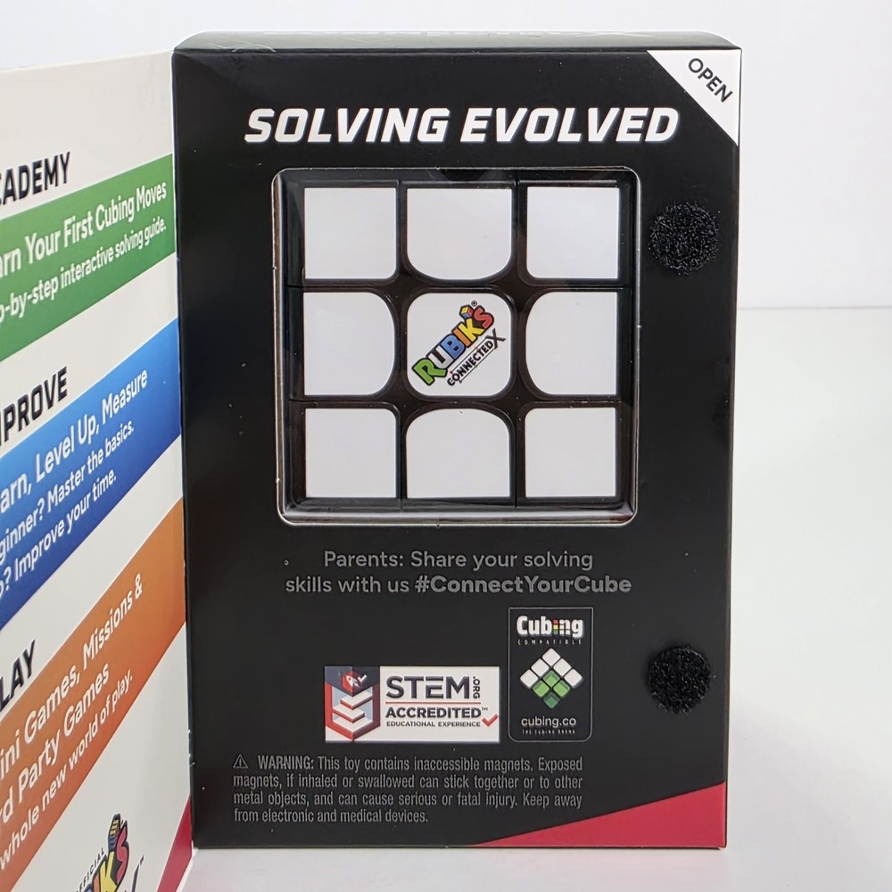 Rubik's Cube Connected X Bluetooth Enabled 3x3 Solve Improve Interact Challenge