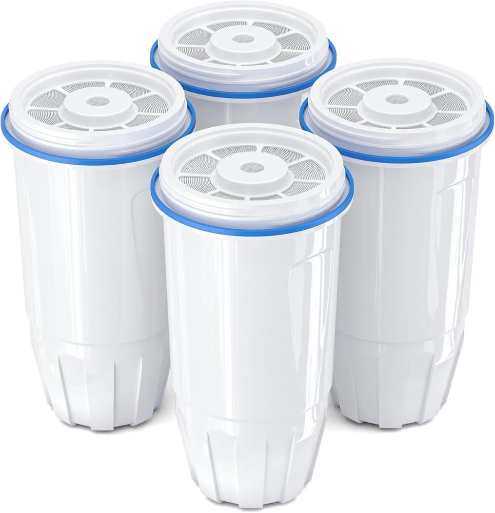 4 Pack Water Filter Replacement Fit for Zero Pitcher and Dispenser ZR-001 ZR-017