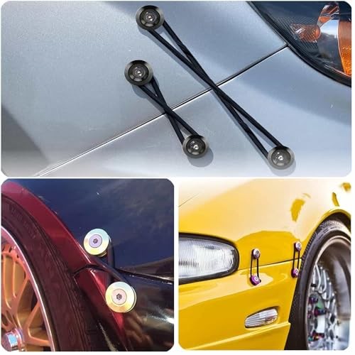 Bumper Quick Release Kit，Bumper Fasteners，Quick Release Bumper Clips for Black