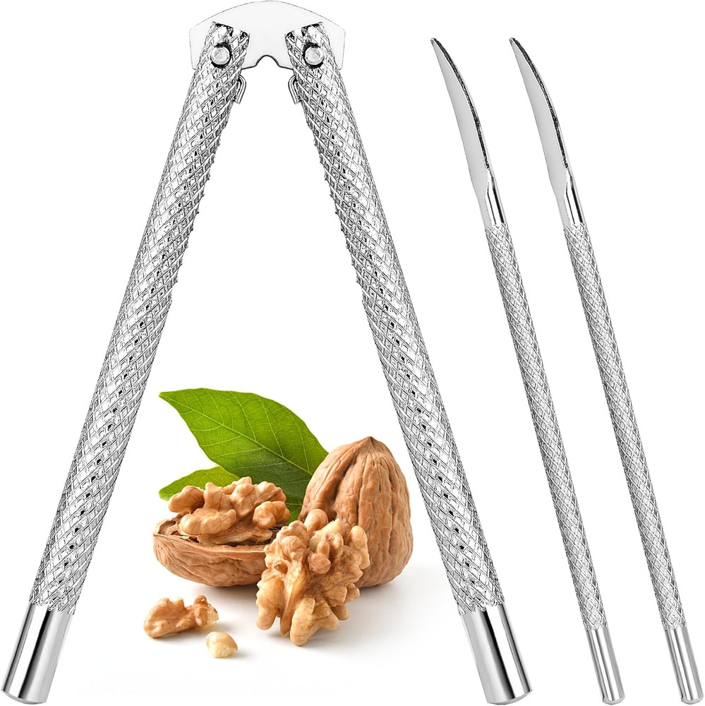 Classic Nutcracker Set Pecan Walnut Nut Cracker Tool Lobster or Crab Seafood Cra