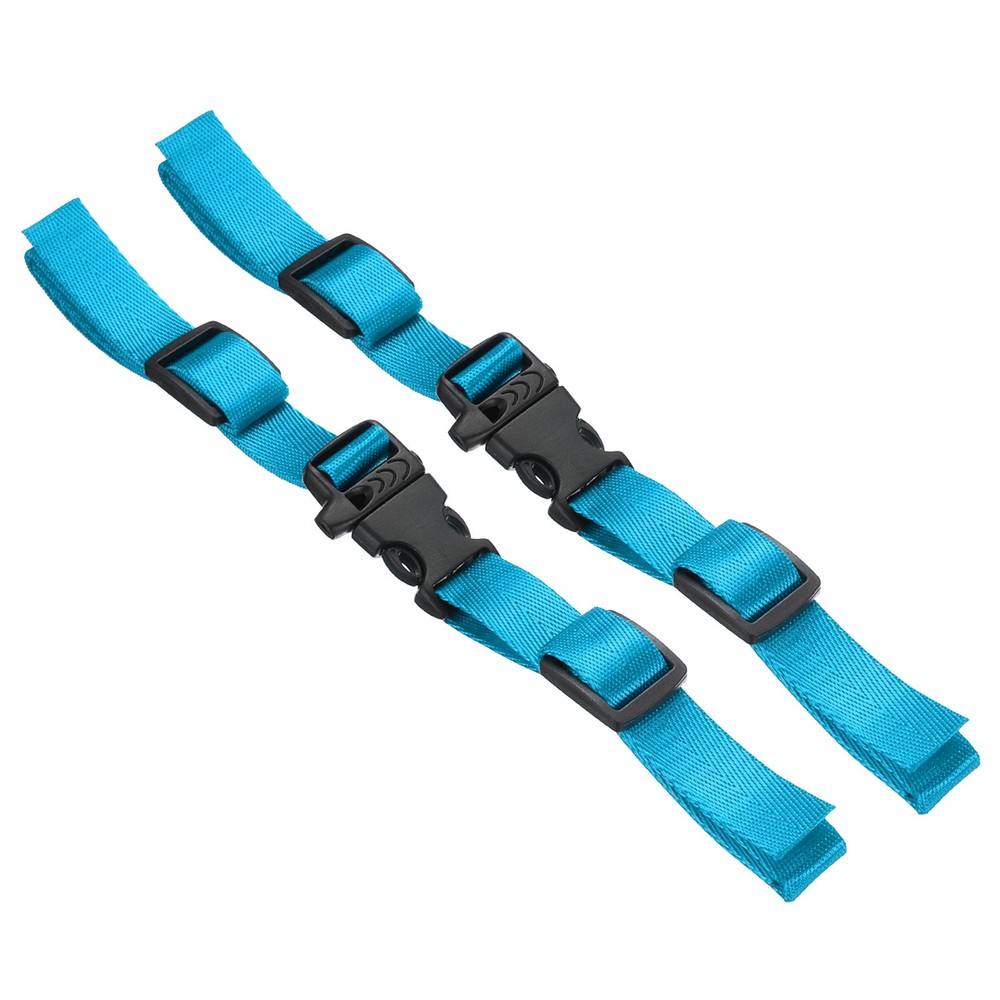 Backpack Belt Strap, 2 Pcs Adjustable Strap with Quick-Release Buckle, Blue