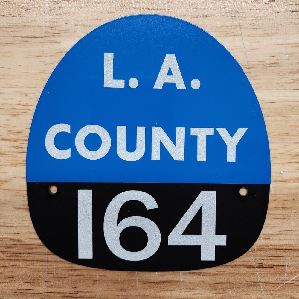 LA COUNTY 164 FIRE HELMET SHIELD