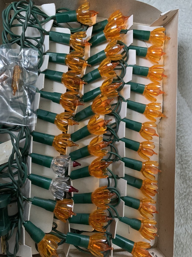 Crystal Vintage 35 Tulip Lights Never Used