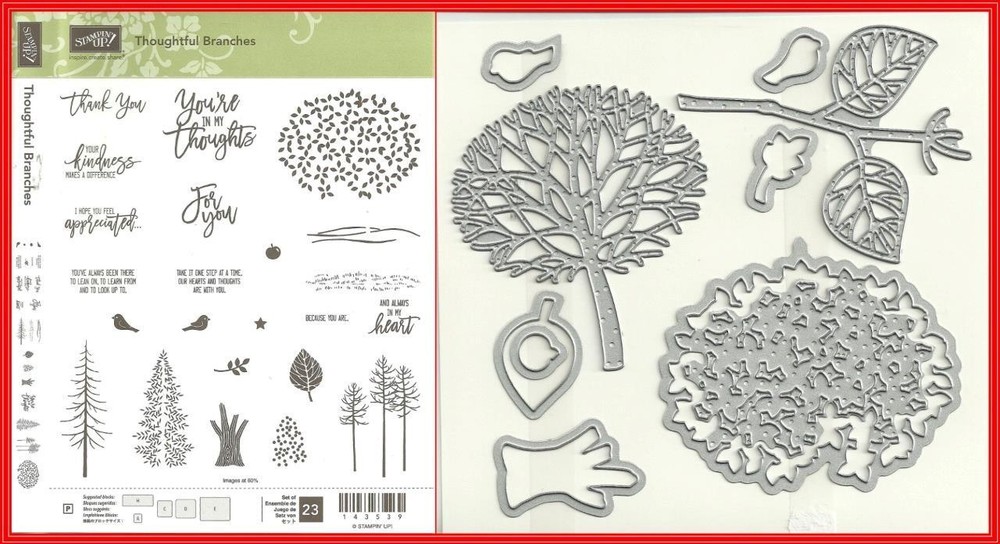 Stampin' Up! THOUGHTFUL BRANCHES & BEAUTIFUL BRANCHES THINLITS Dies - NEW