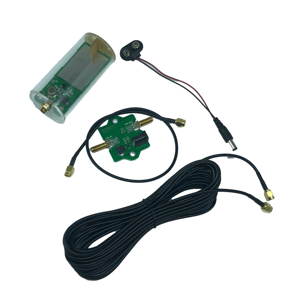 Shortwave Whip Antenna for RTLSDR Receiver with Compact Aluminum Housing