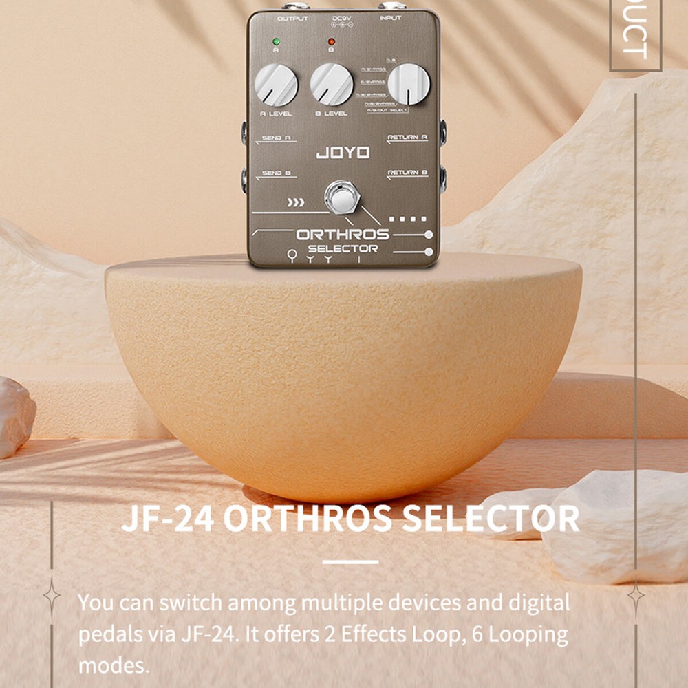 JOYO Loop Guitar Effect Pedal 6 Looping Modes 2 Line Loop Multiple Output Effect