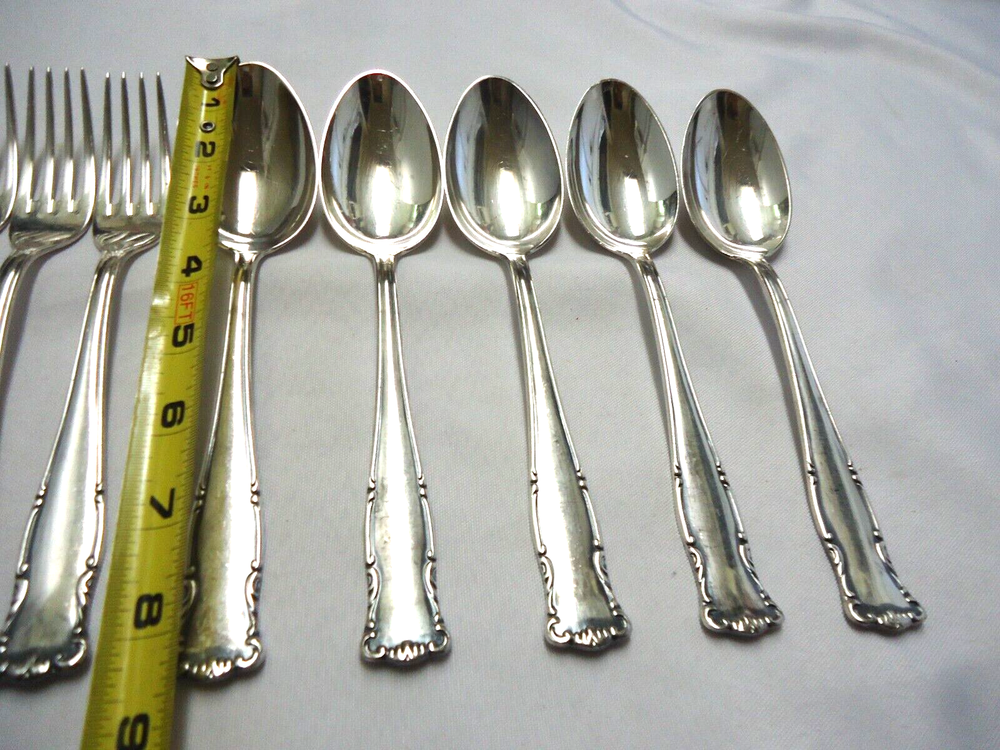 PRUNUS 90 SILVERPLATE SPOON,FORKS 8-PIECES