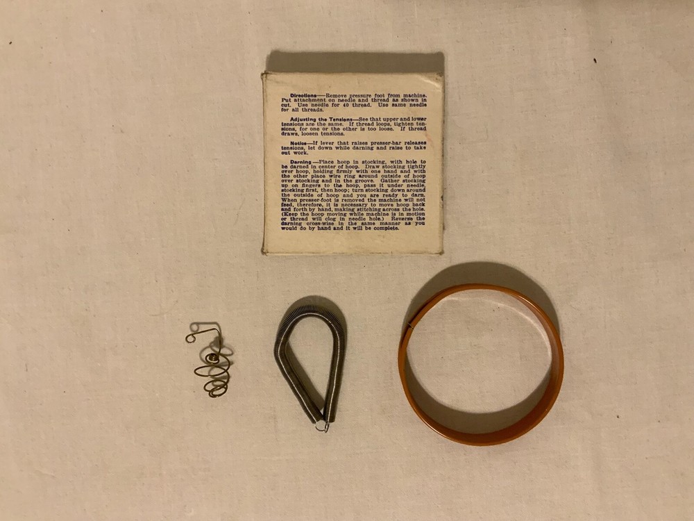 Vintage The Okay Darner Sewing Machine Accessory