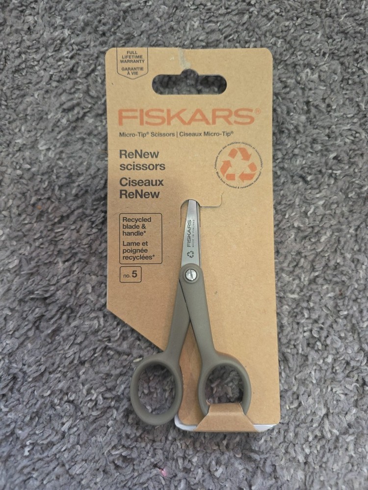 Fiskars Renew Micro-Tip Scissors No. 5