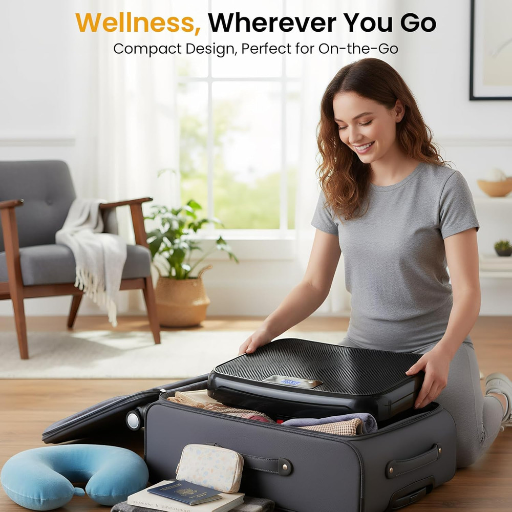 Vibration Plate Exercise Machine Mini Vibrating Plates for Sedentary Users, Help