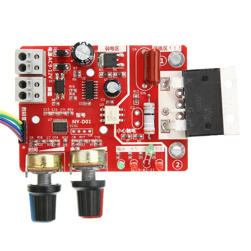 Spot Welder Machine Time Control Board Current Digital Display Controller 100A