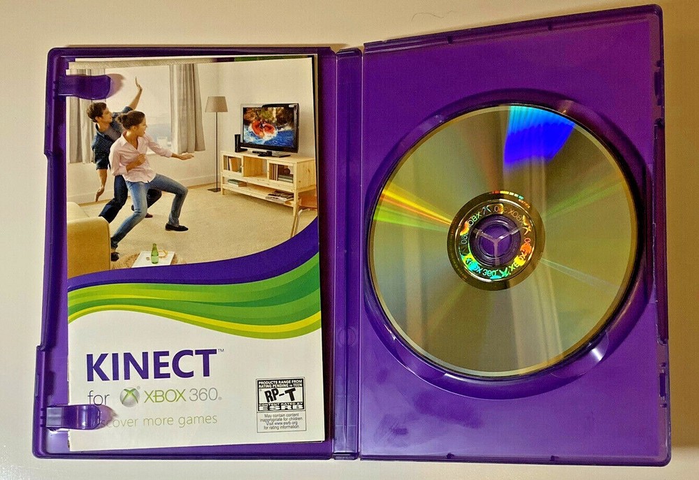 Microsoft XBOX 360 Kinect Motion Sensor 1 Game Kinect Adventures