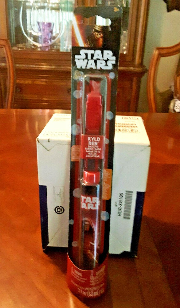 Star Wars KYLO REN Galactic Bubble Wand - NEW
