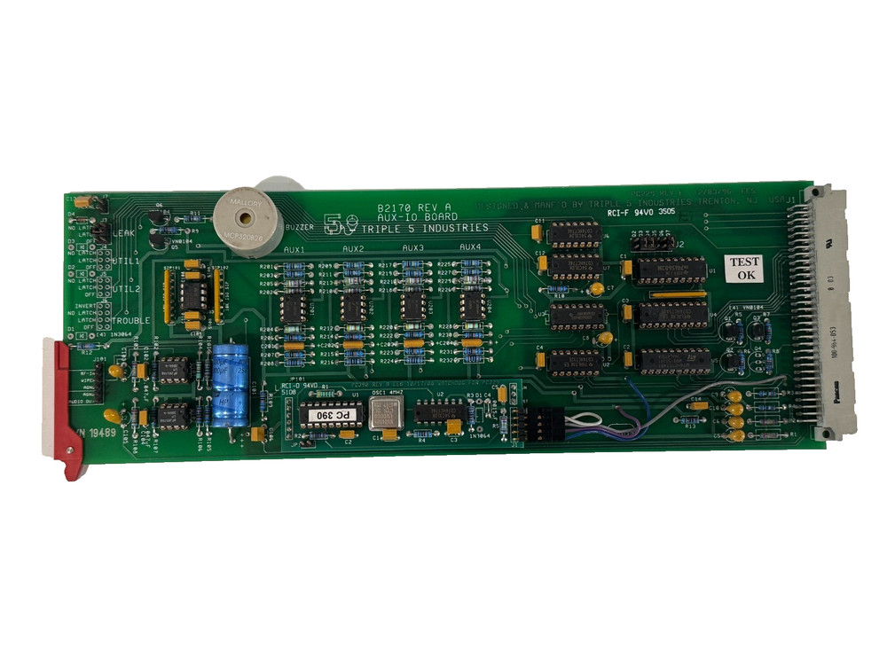 USED Triple 5 B2170 REV. A AUX-IO Board