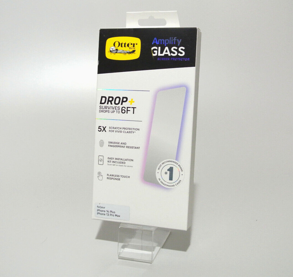 Otterbox Amplify Glass Screen Protector for iPhone 14 Plus or 13 Pro Max