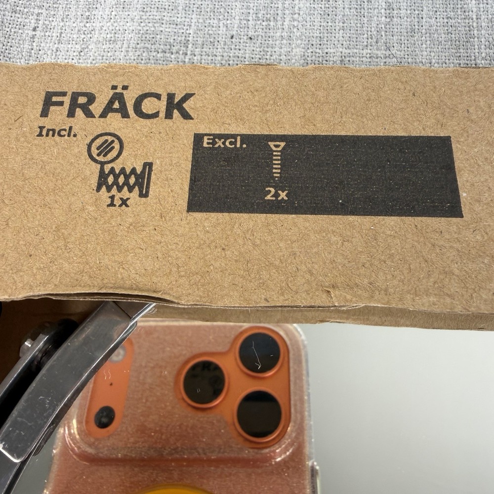 IKEA FRACK Mirror Extendable Makeup Shaving Wall Mount - Open Box