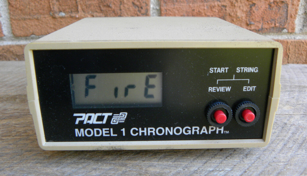 Pact Model 1 Chronograph w/ Nylon Carry Case ( READ )