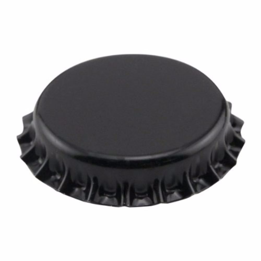 Crown Caps - Black - Gross Package (144 Pack)