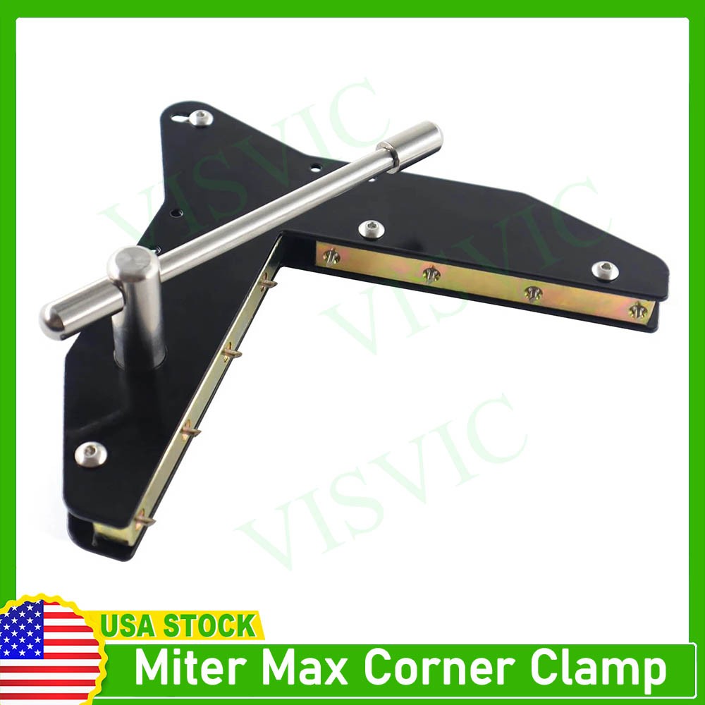 Miter Max Corner Clamp Aluminum for Woodworking, Miter Clamp Tool for Frame