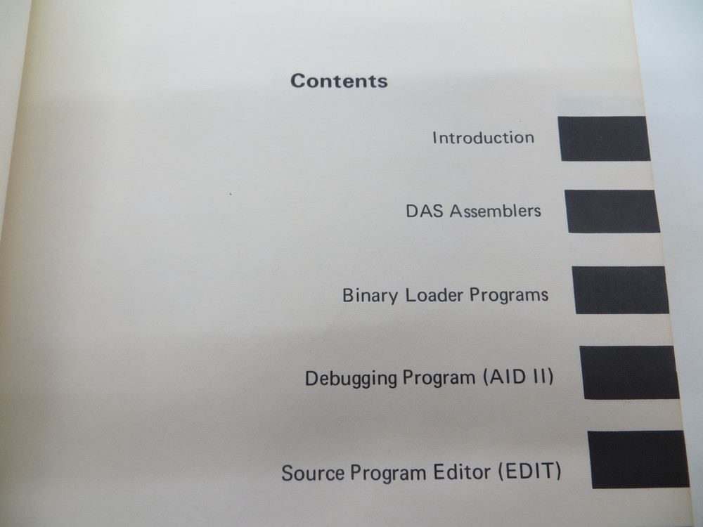 1973 VARIAN DATA MACHINES Varian Software Handbook Volume 1 vintage reference