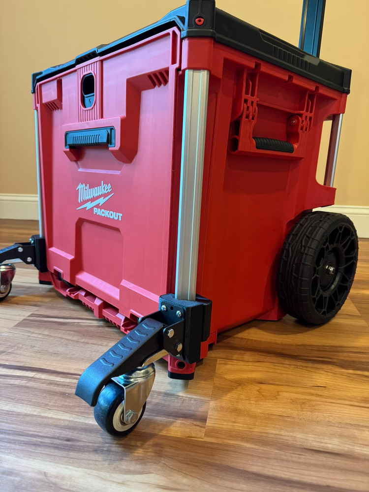 Mobility upgrade for Milwaukee PACKOUT New Rolling Drawer Tool Box