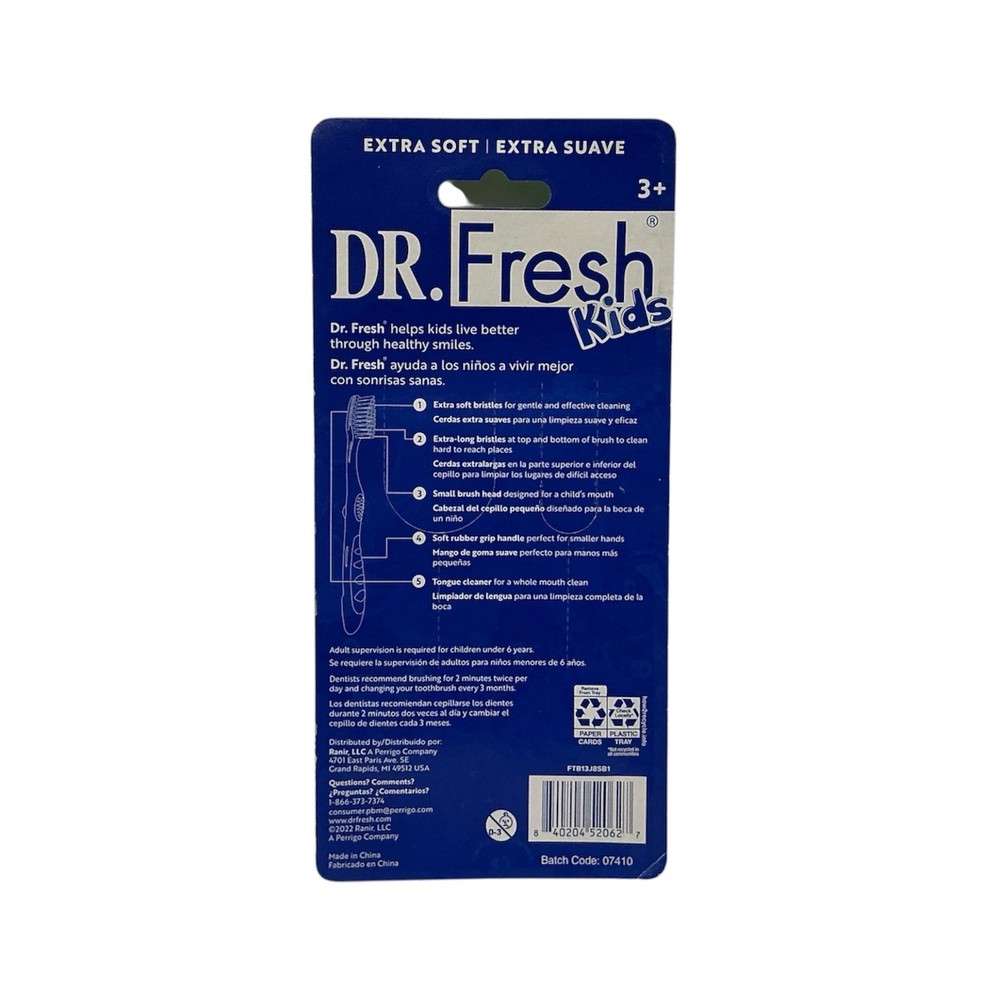 Dr. Fresh Kids Toothbrushes 5-Count with Extra Soft Bristles (2-Pack)