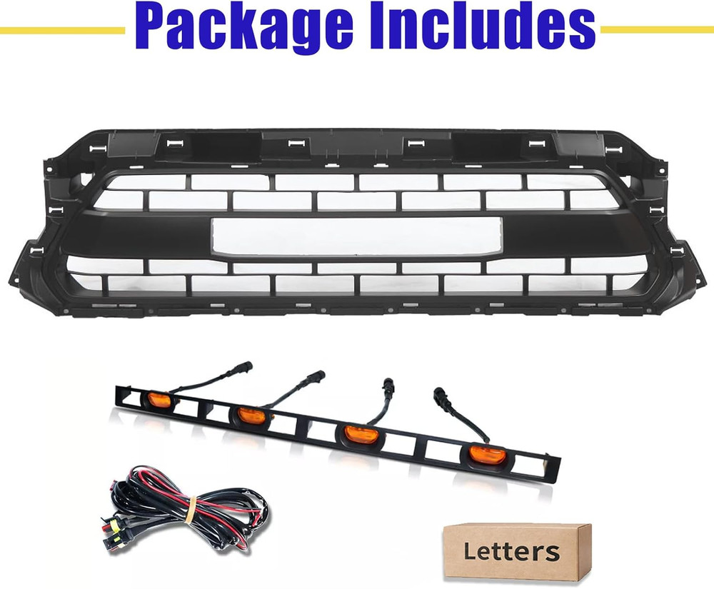 Front Grille Compatible with 2012 2013 2014 2015 Tacoma, Replacement Grill TRD S