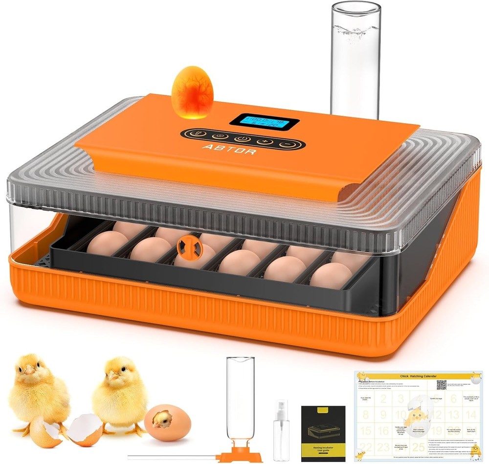 25 Egg Incubator Digital Poultry Hatcher Machine with Automatic Egg Turning✅