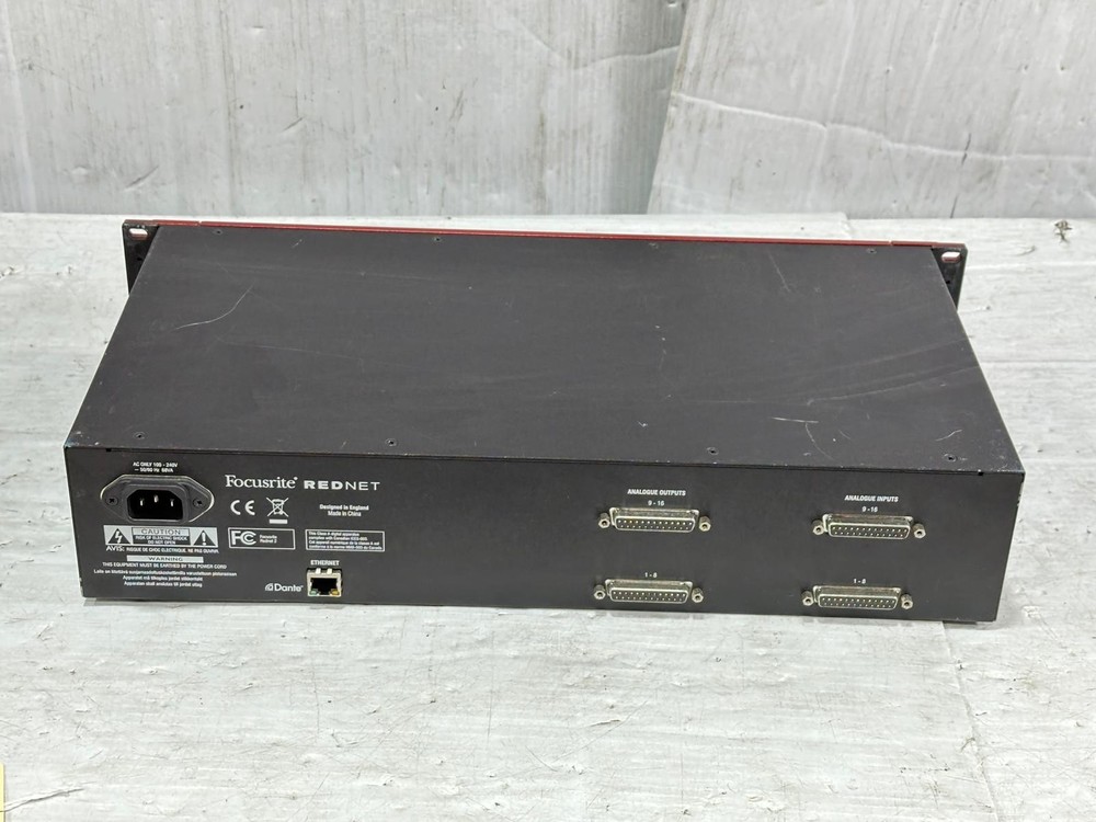 Focusrite RedNet 2 Dante Equipped 16-Ch Digital Audio Interface #6096-G (One)