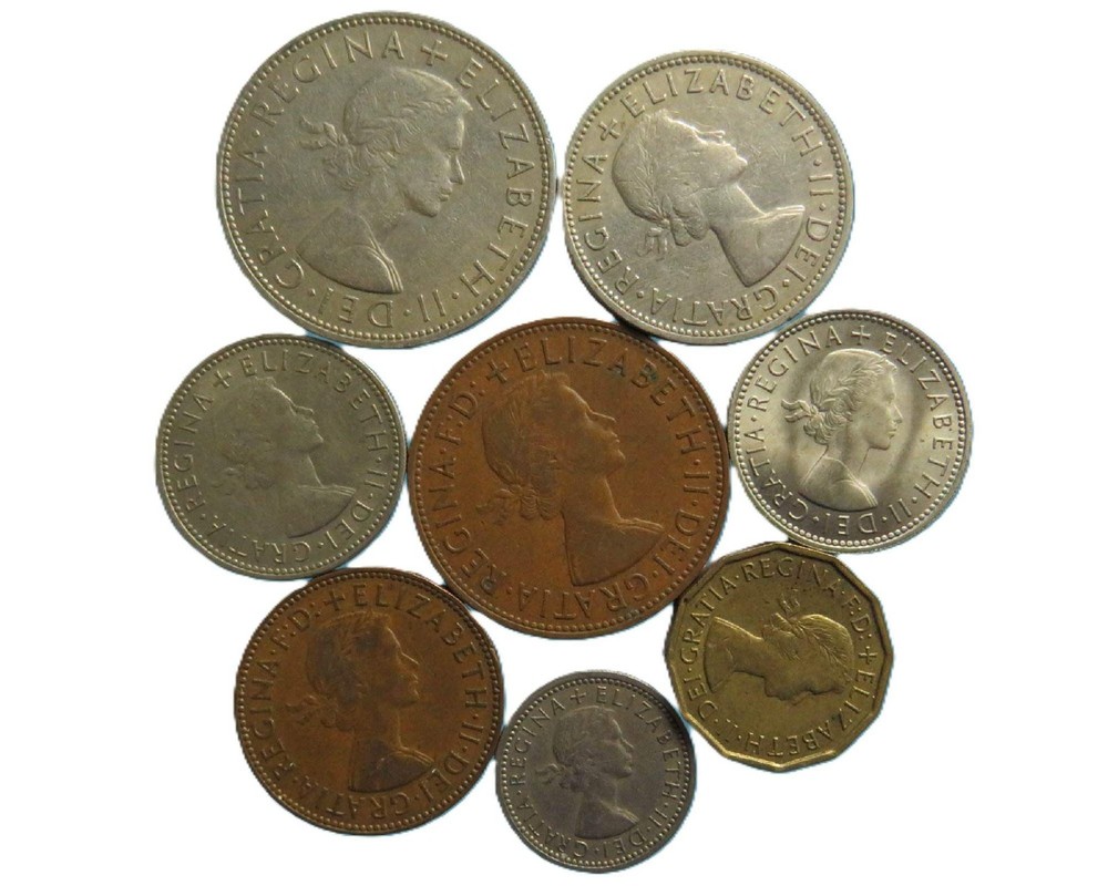 1964 Great Britain Coin Year Set
