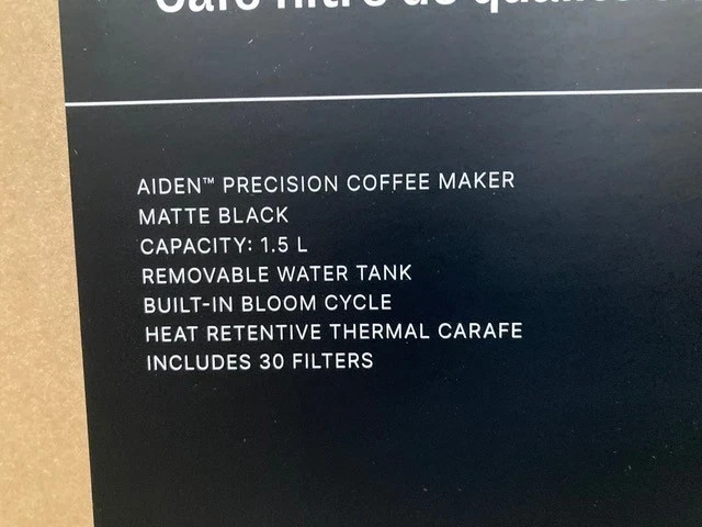 Fellow Aiden Precision Coffee Maker Programmable Brewer with Temperature Control