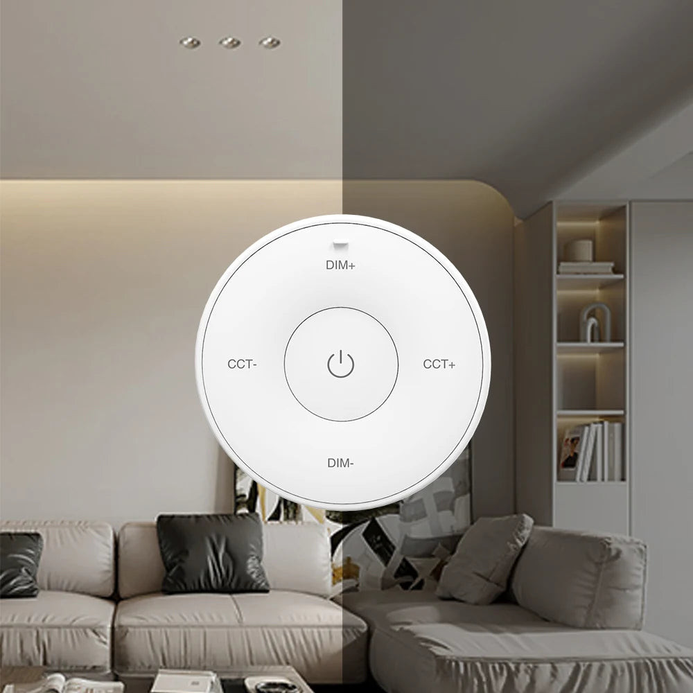 K2S-W - 1-Zone Mini CCT Remote (2.4GHz) White