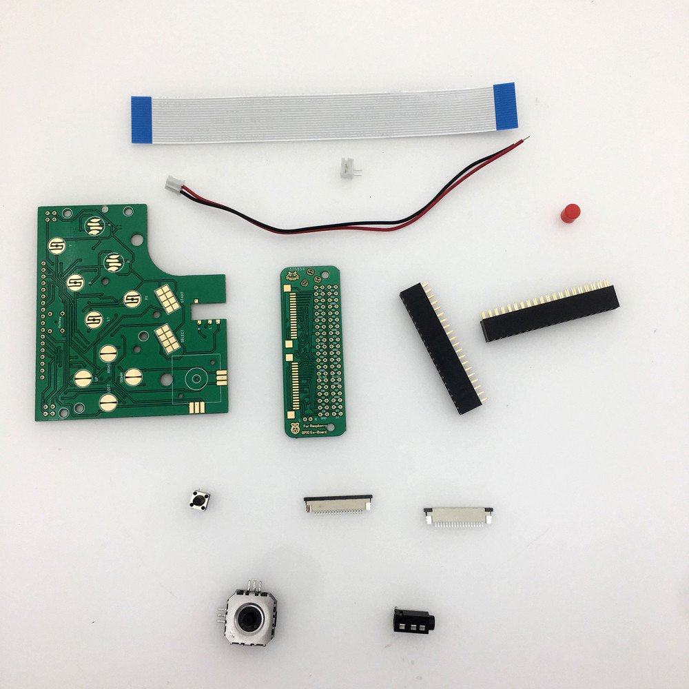 For Game Boy Zero DMG-01 Buttons PCB Board&Switch&Connector Kit For Raspberry Pi