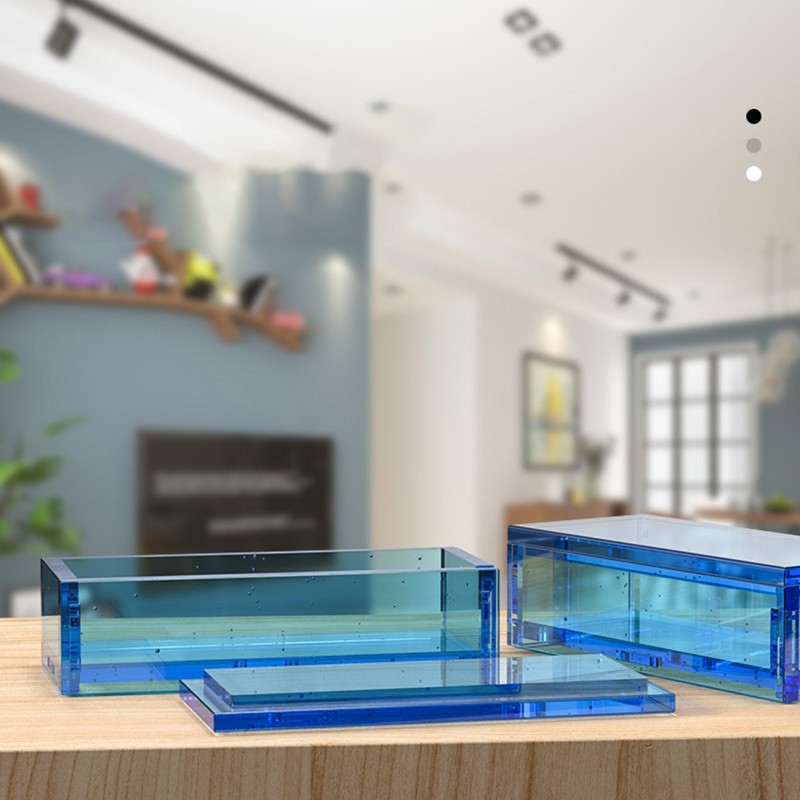 Casting Craft DIY Silicone Rectangular Mould Resin Making Domin Storage Box Mold