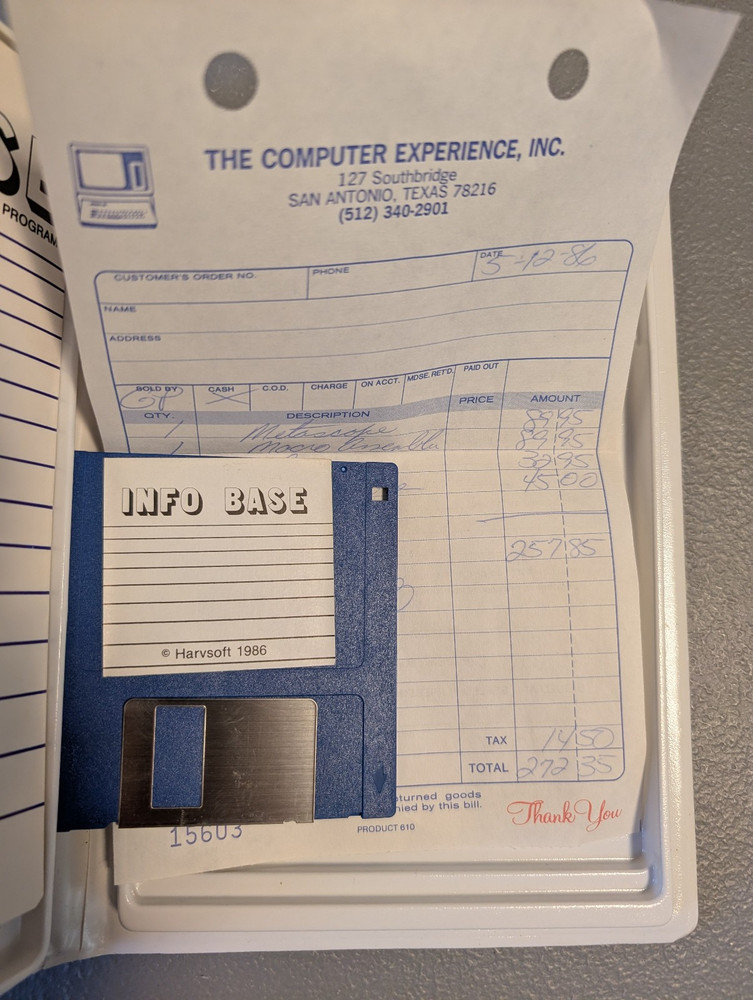 Amiga - Info Base database program