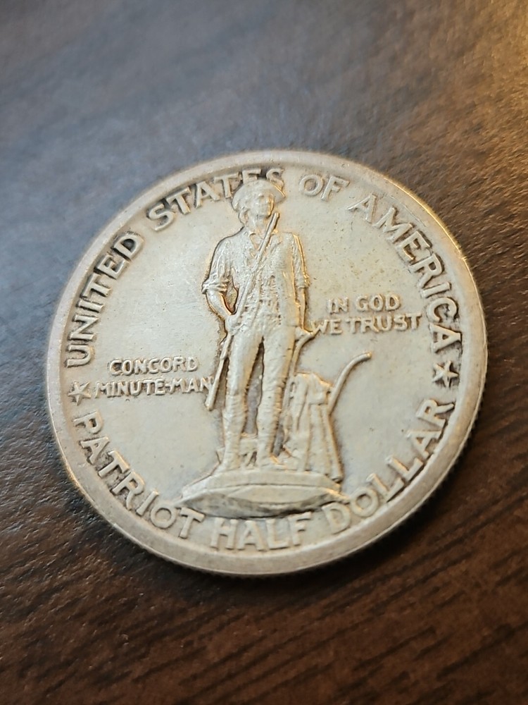 1925 LEXINGTON CONCORD Commemorative Silver Half Dollar