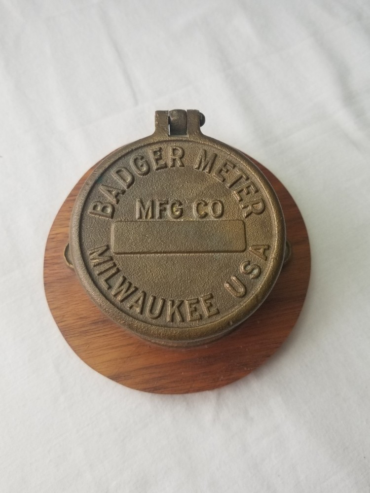 Badger Meter Milwaukee USA Steampunk Decor