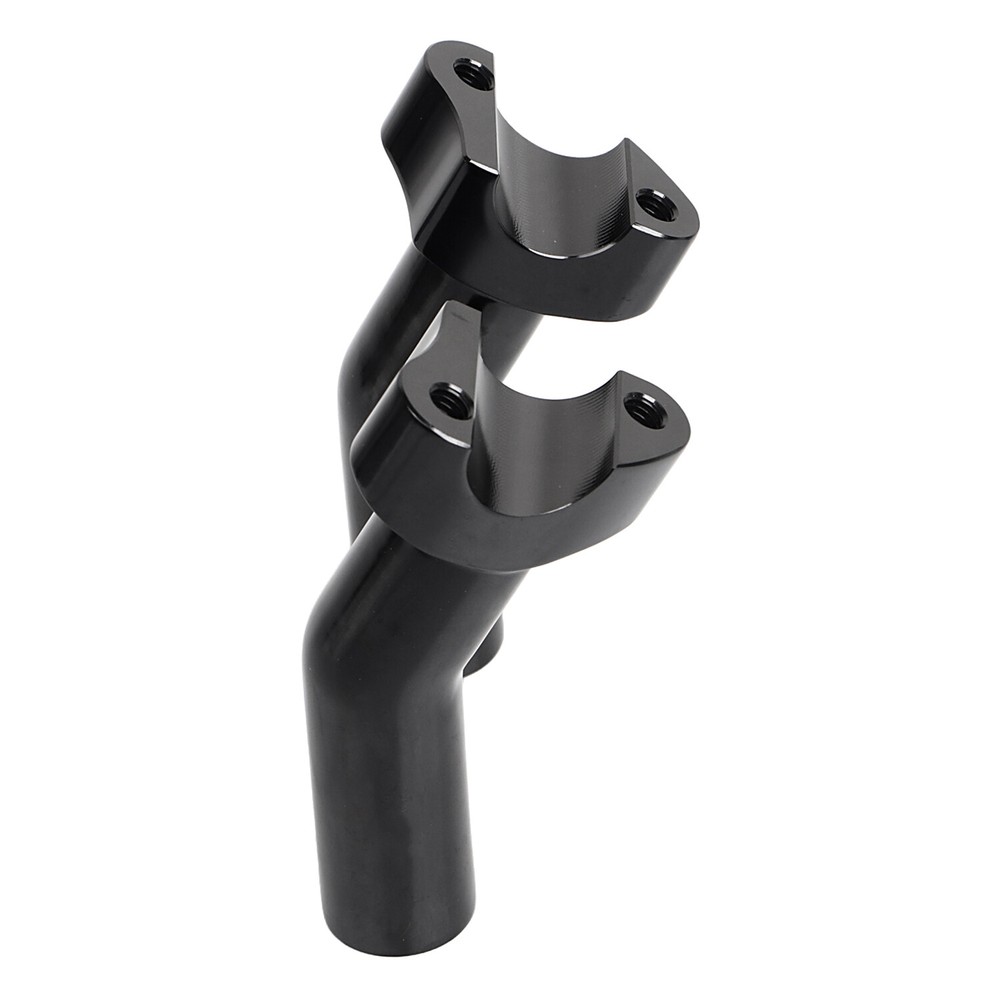 4.5" Black Pullback Handlebar Risers + Top Clamp For Harley 1" Bar Sportster 883