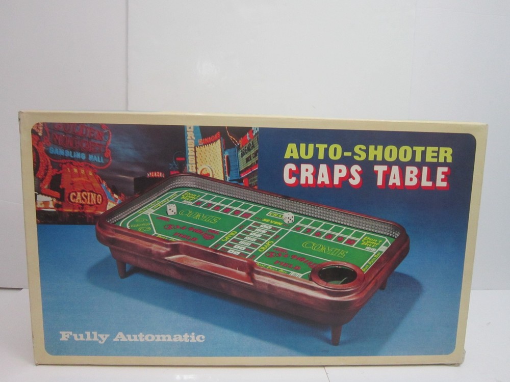 VTG Waco Auto-Shooter Craps Table Automatic Dice Roller Complete WORKING - VIDEO