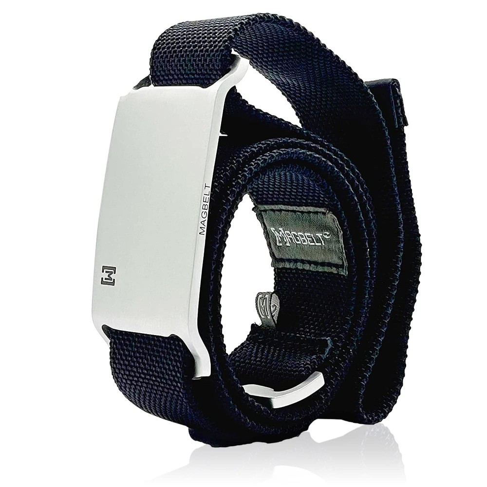 2 - Black Belt/Silver Buckle (Large)