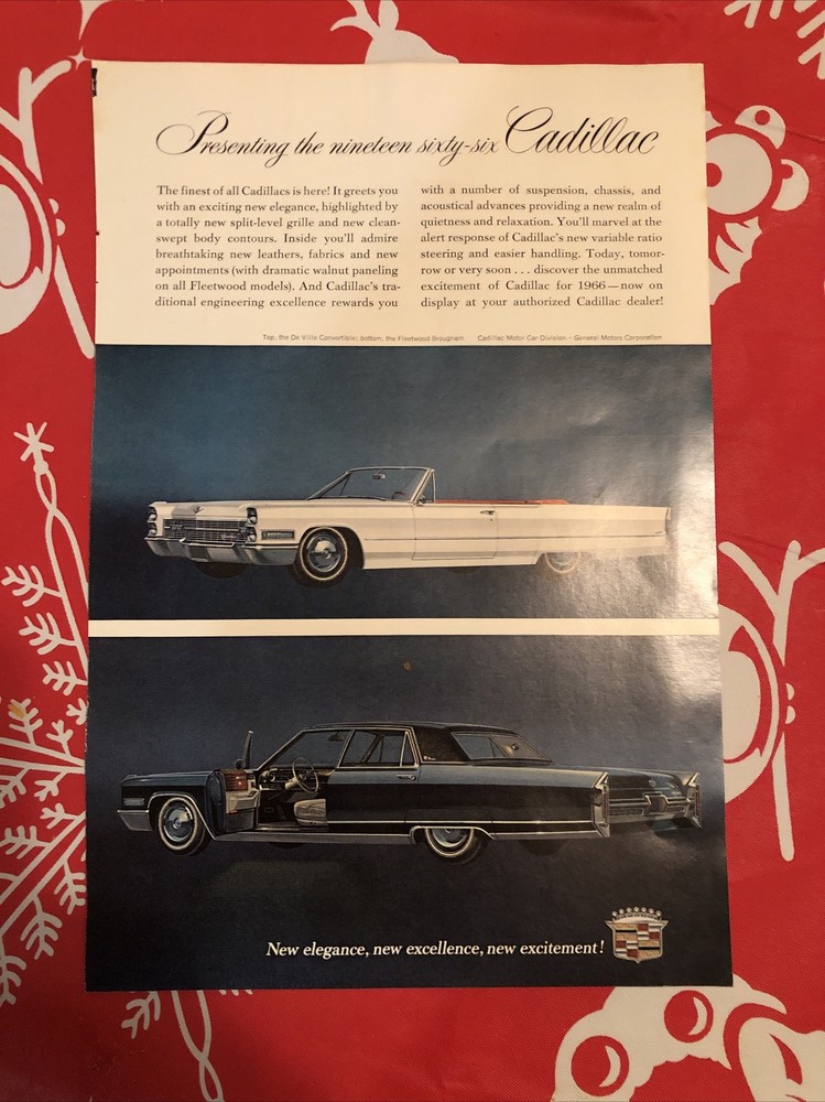 1966 cadillac ad