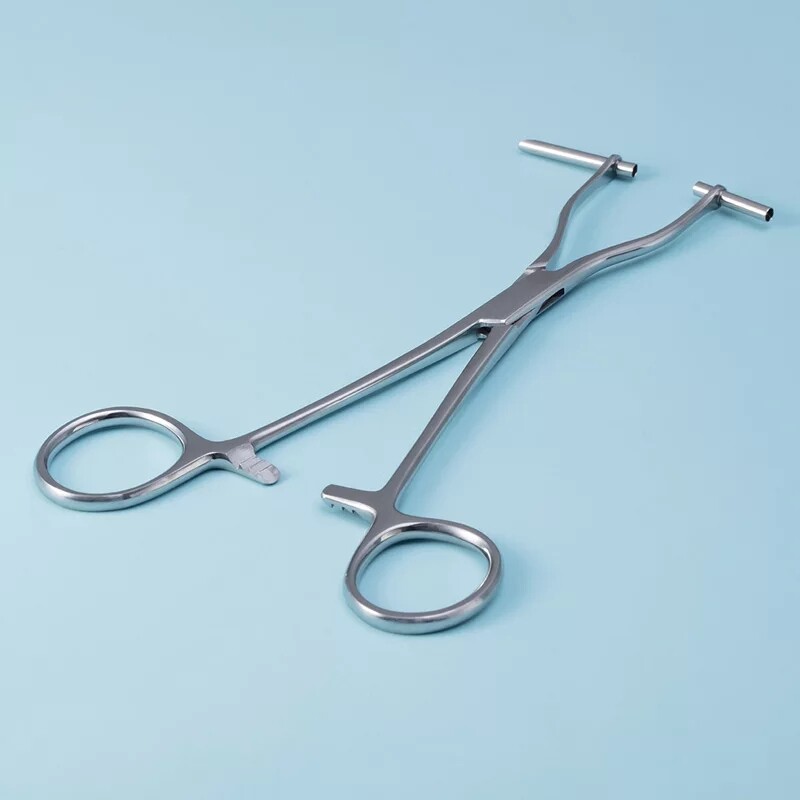 Bucket End Tragus Type Forceps 6" Body Piercing Tool