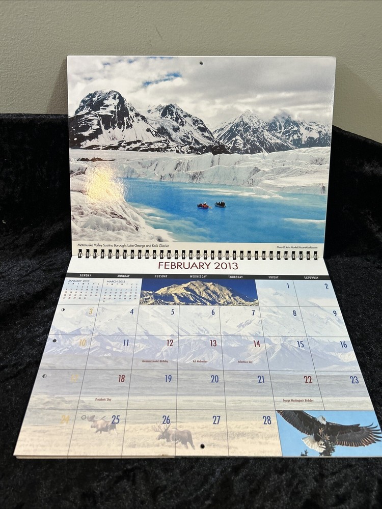 Scenic Alaska Calender 2013 - very clean